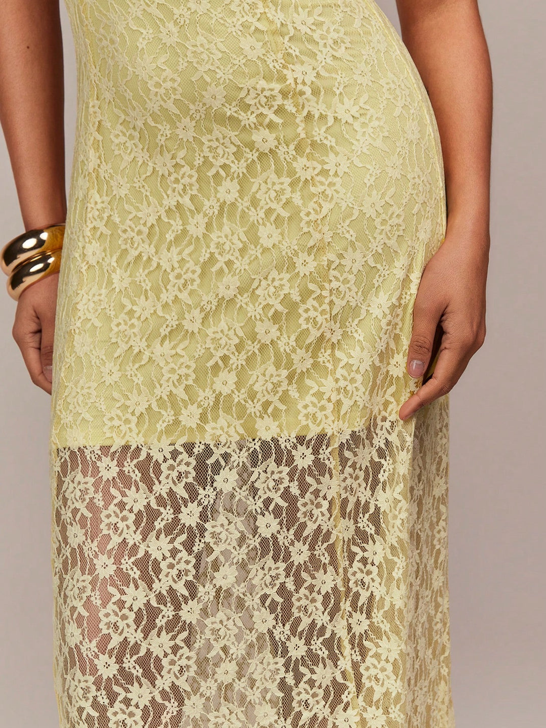 Rochie maxi SHEIN, galben
