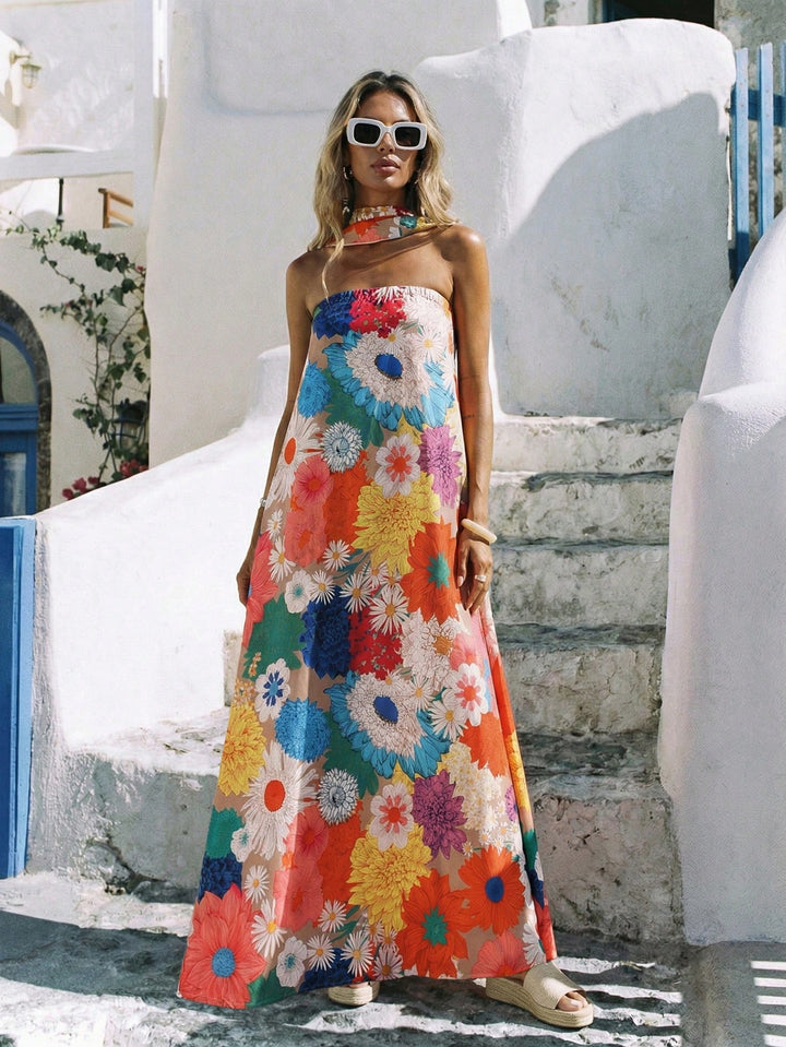 Rochie maxi SHEIN, galben