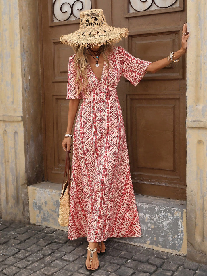 Rochie maxi SHEIN, mix culori