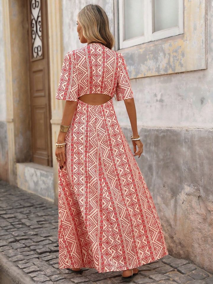 Rochie maxi SHEIN, mix culori