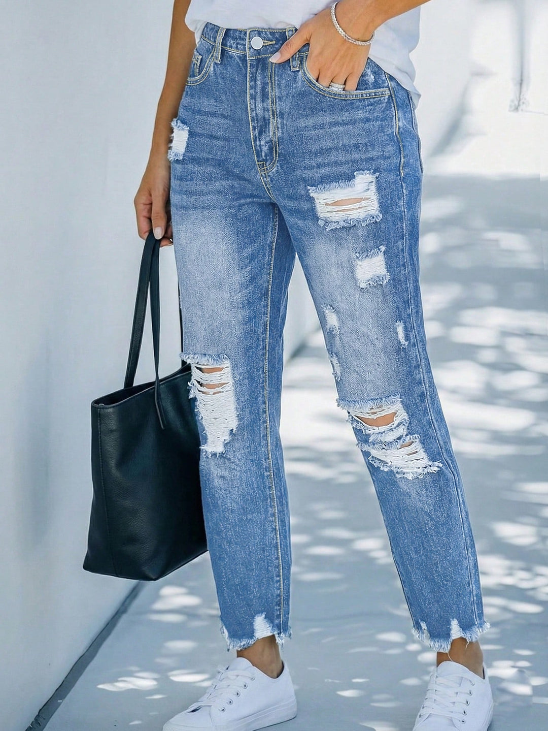 Jeans SHEIN, albastru