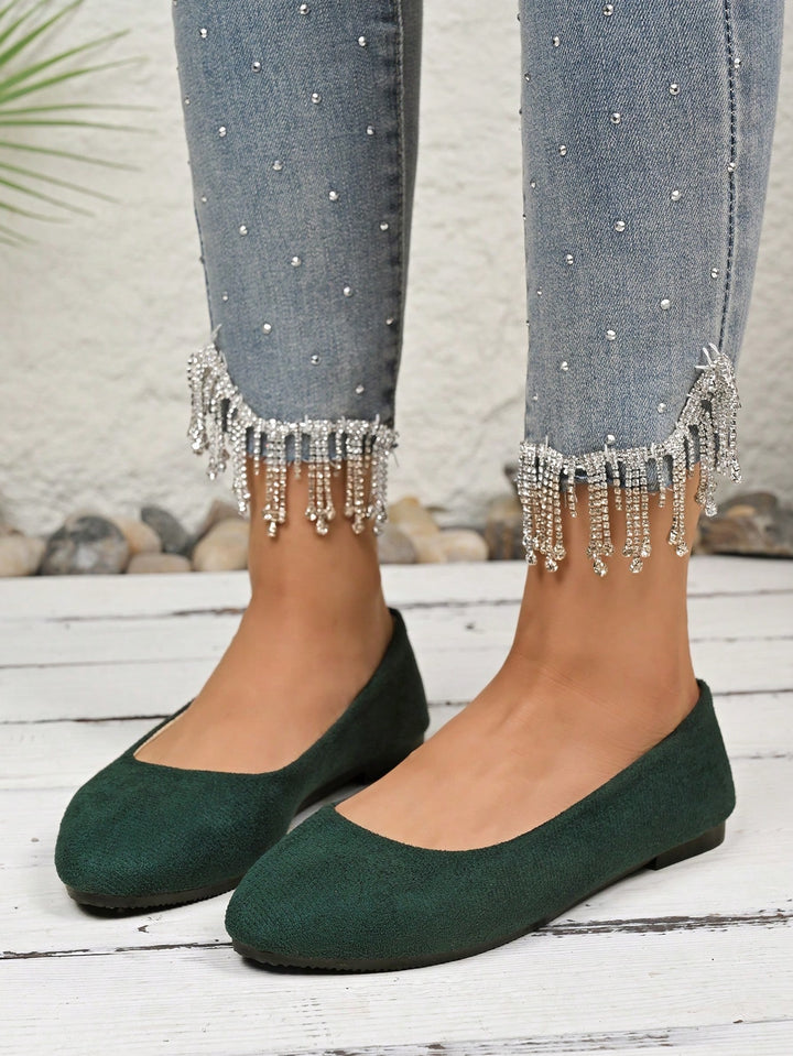 Balerini SHEIN, verde