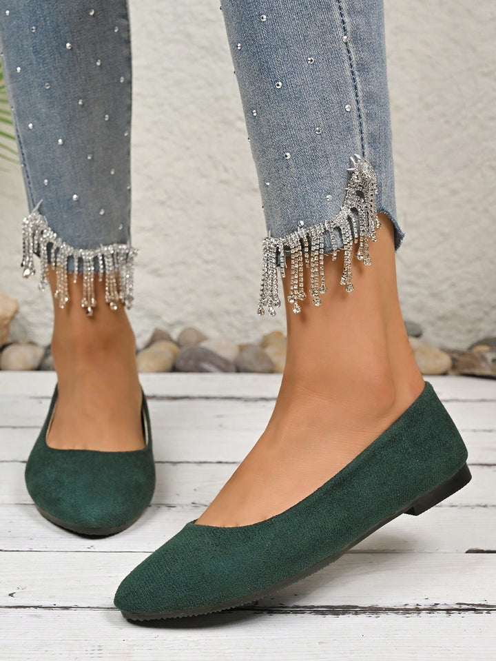 Balerini SHEIN, verde
