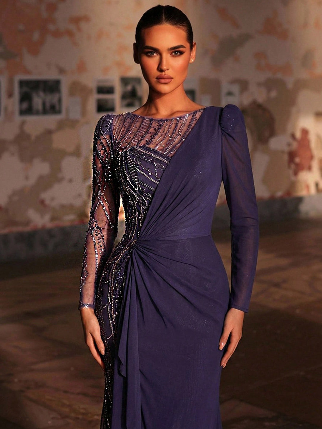 Rochie SHEIN, vișiniu