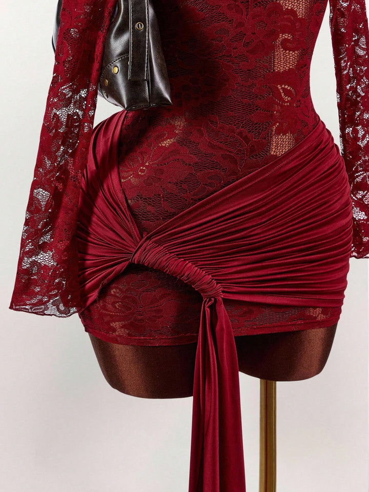 Rochie SHEIN, vișiniu