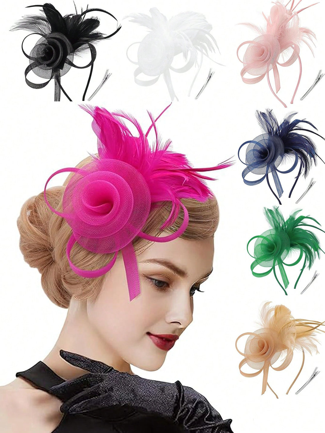 Accesoriu de păr pentru mireasă SHEIN, mix culori
