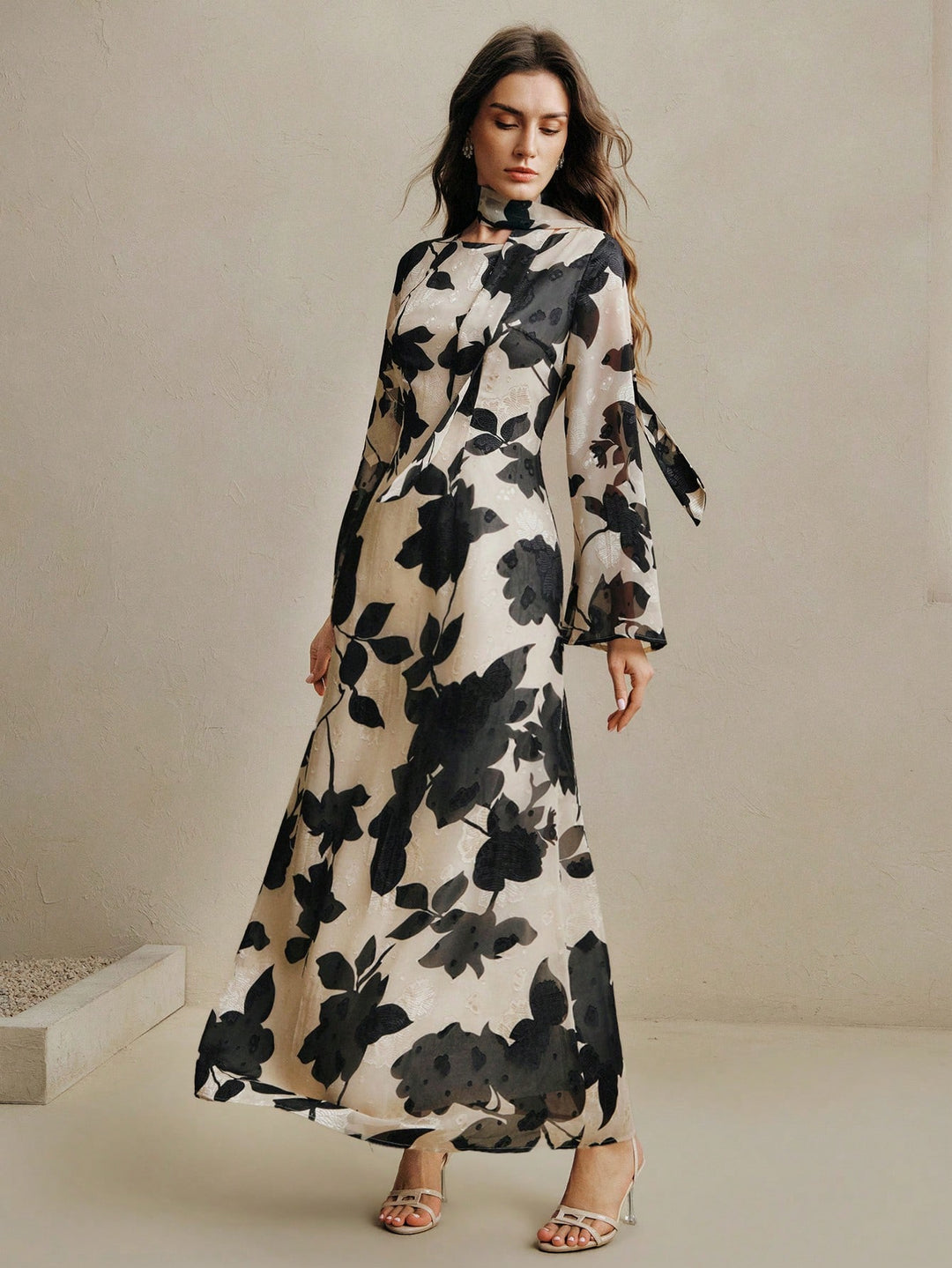 Rochie maxi SHEIN, negru
