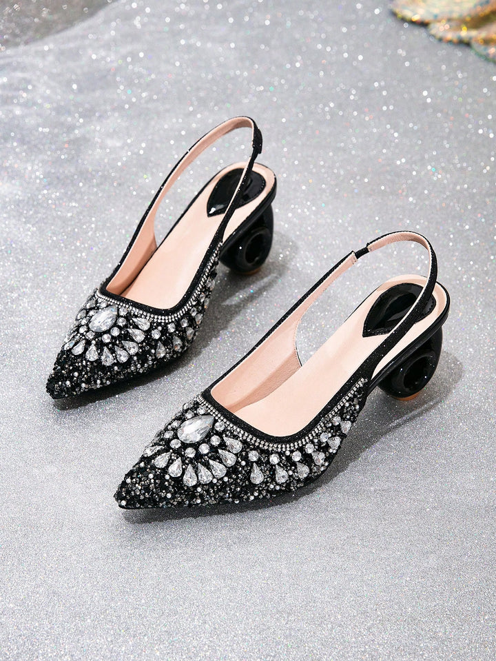 Pantofi cu toc SHEIN, negru