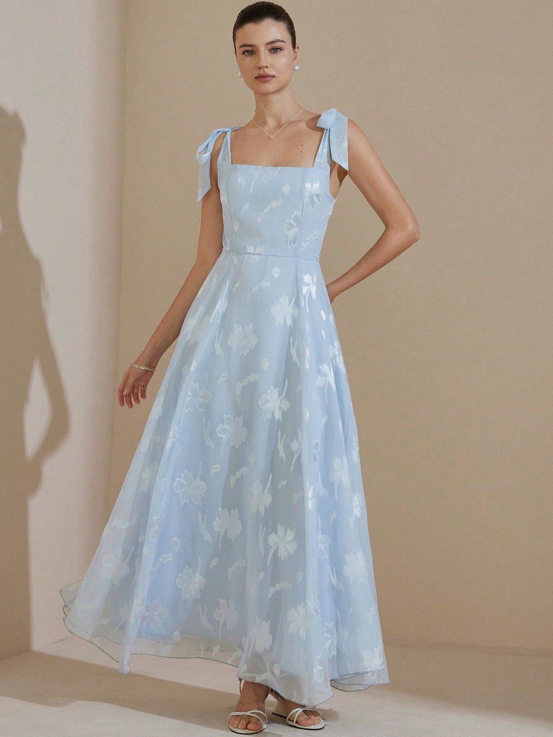 Rochie maxi SHEIN, albastru