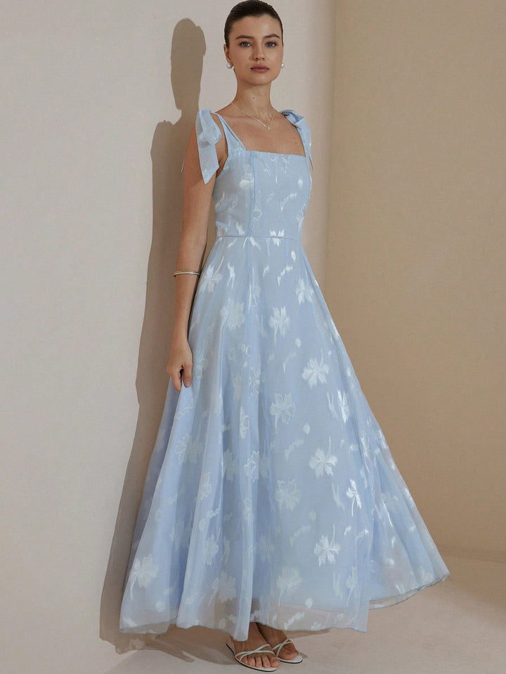 Rochie maxi SHEIN, albastru