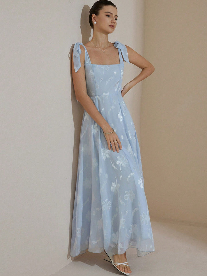Rochie maxi SHEIN, albastru