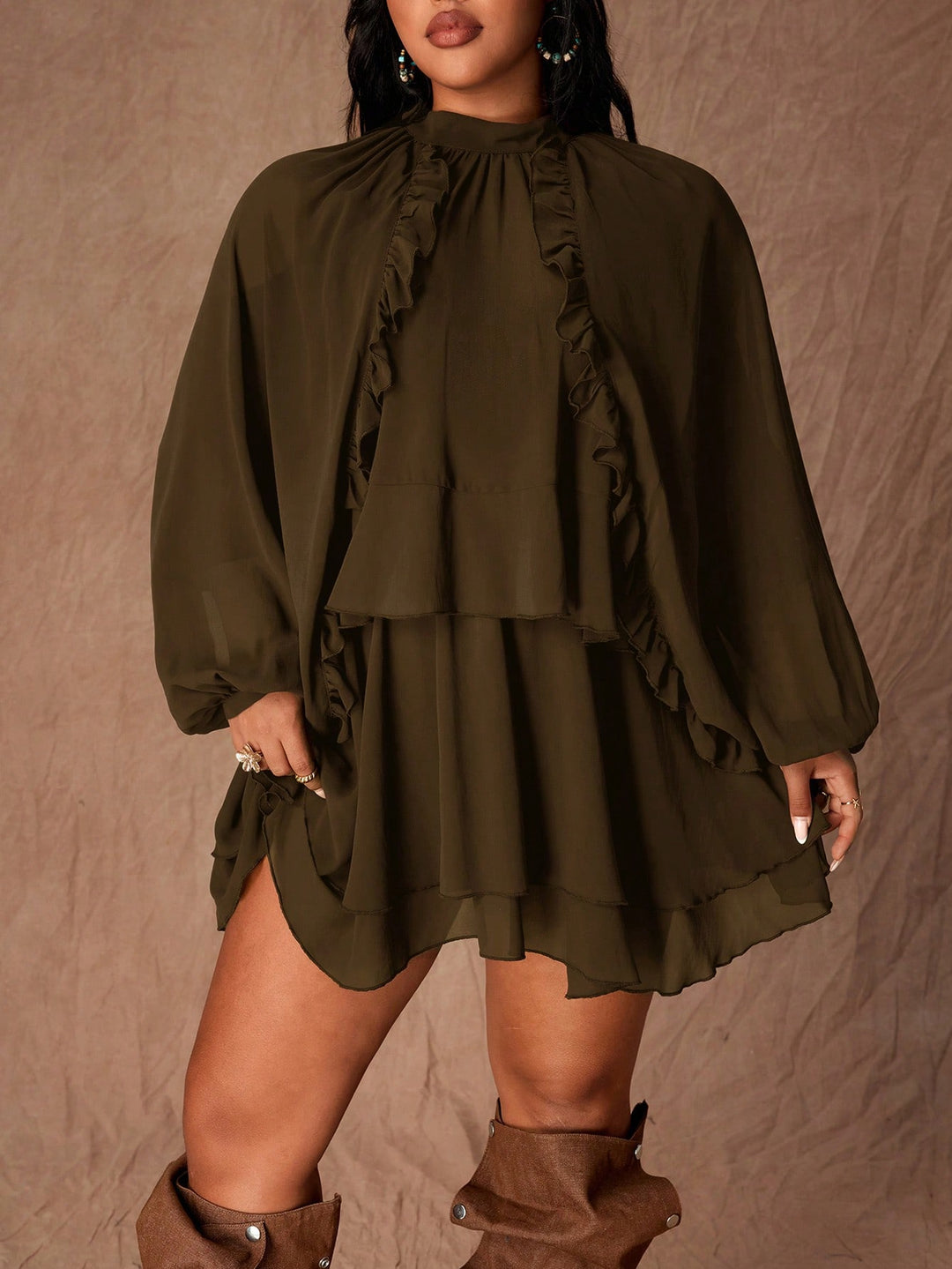 Rochie SHEIN, maro
