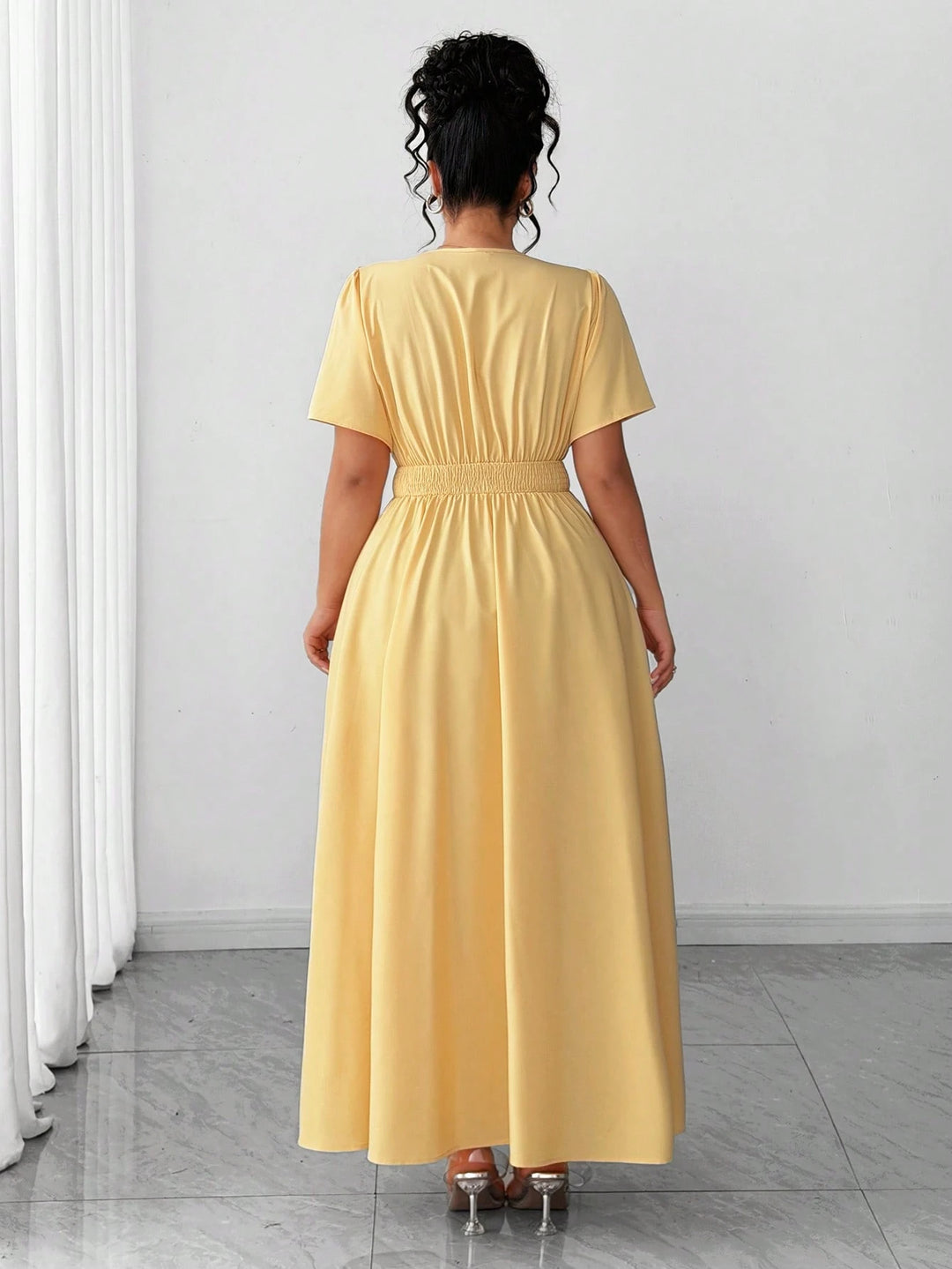 Rochie maxi SHEIN, galben