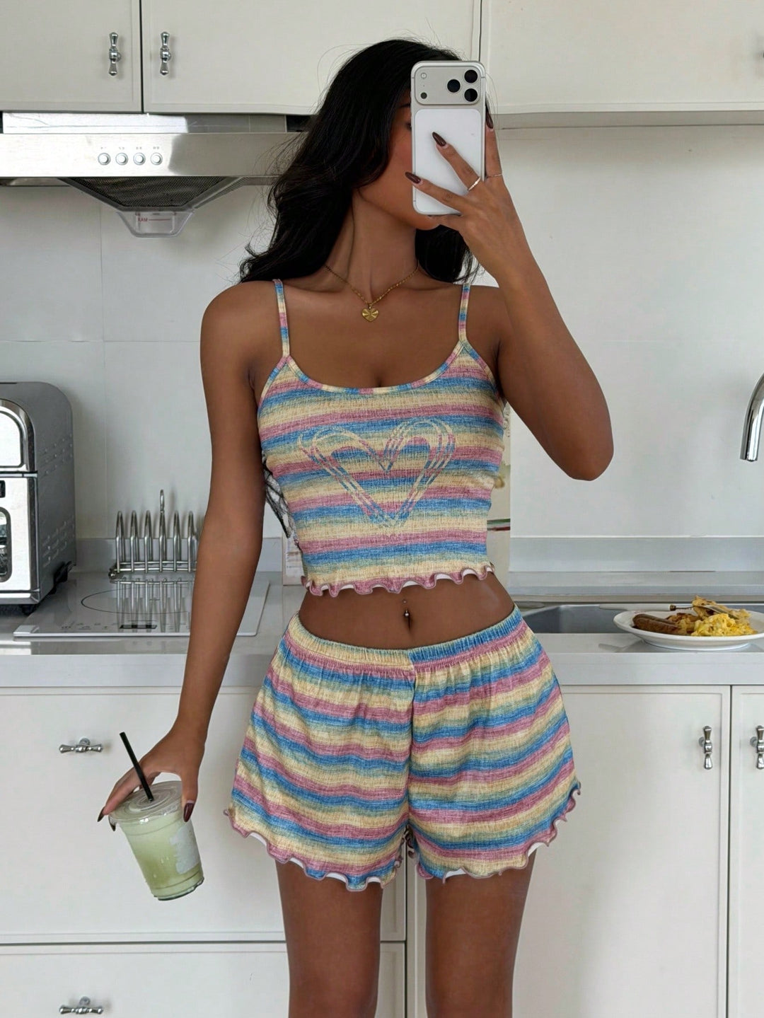 Pijama SHEIN, mix culori