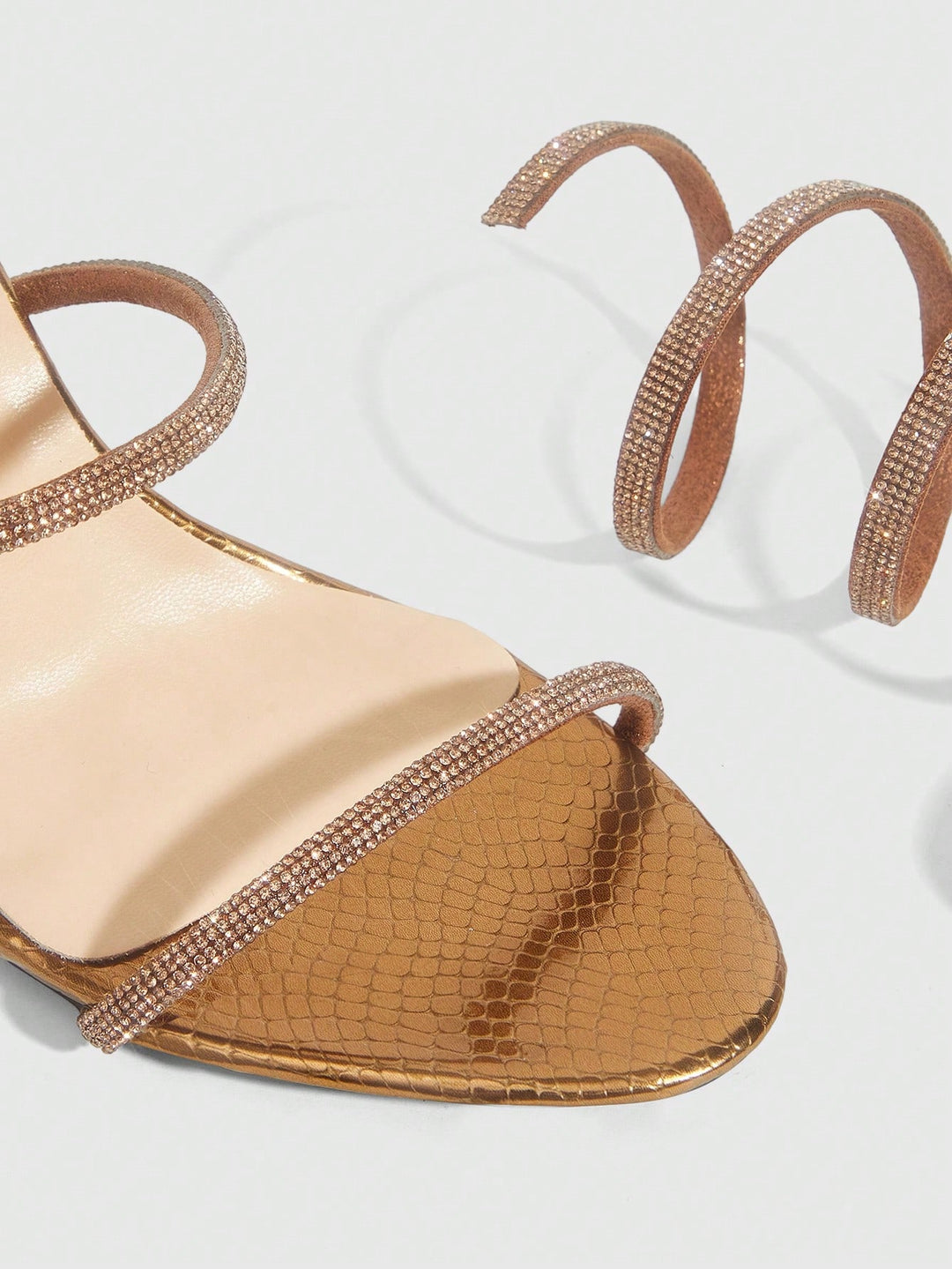 SHEIN szandál, bronz