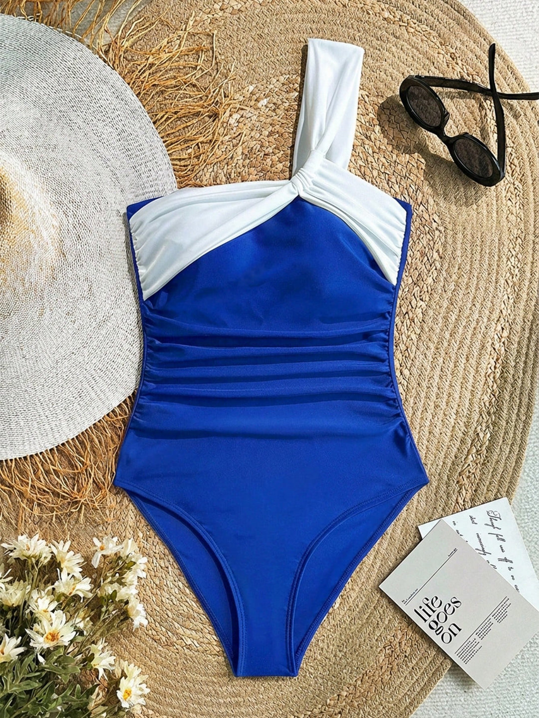 Costum de baie SHEIN, albastru