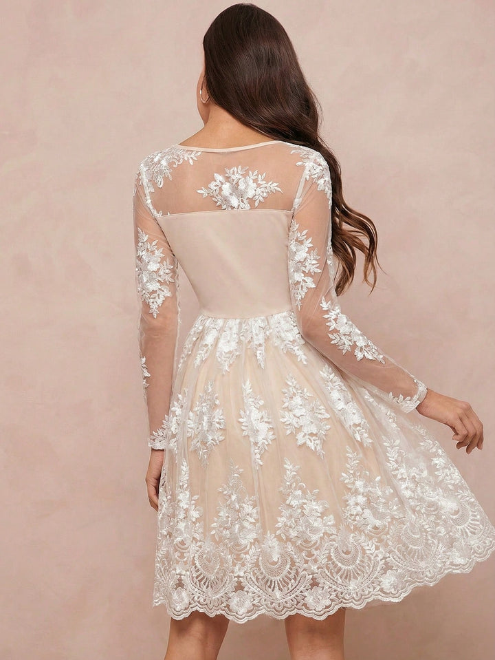Rochie scurtă SHEIN, alb