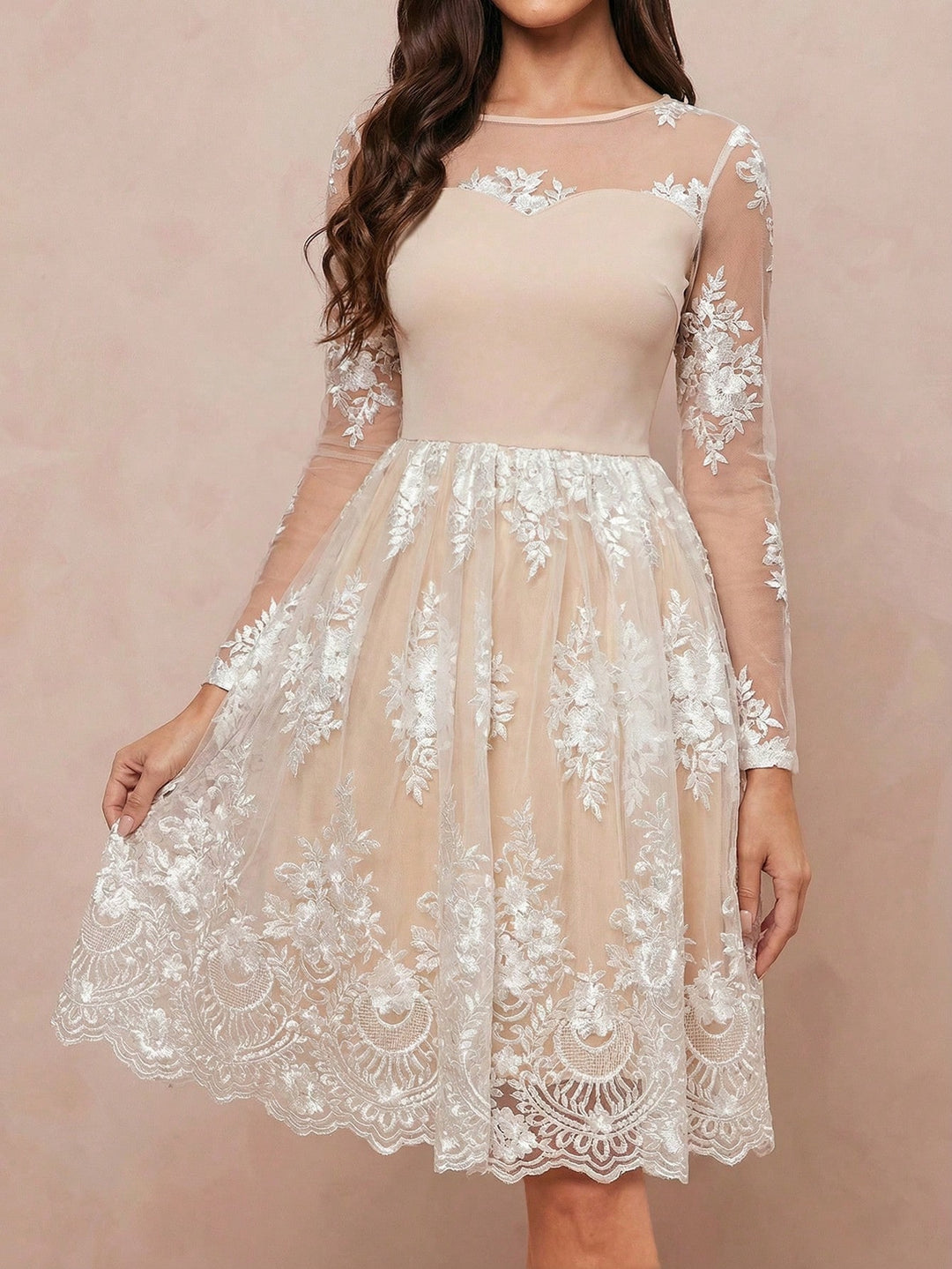 Rochie scurtă SHEIN, alb