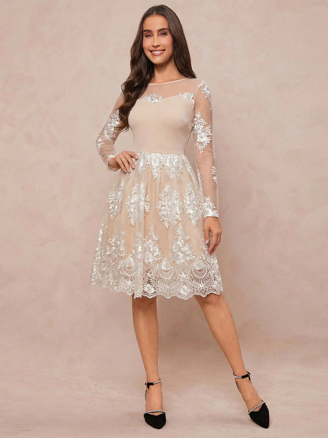 Rochie scurtă SHEIN, alb