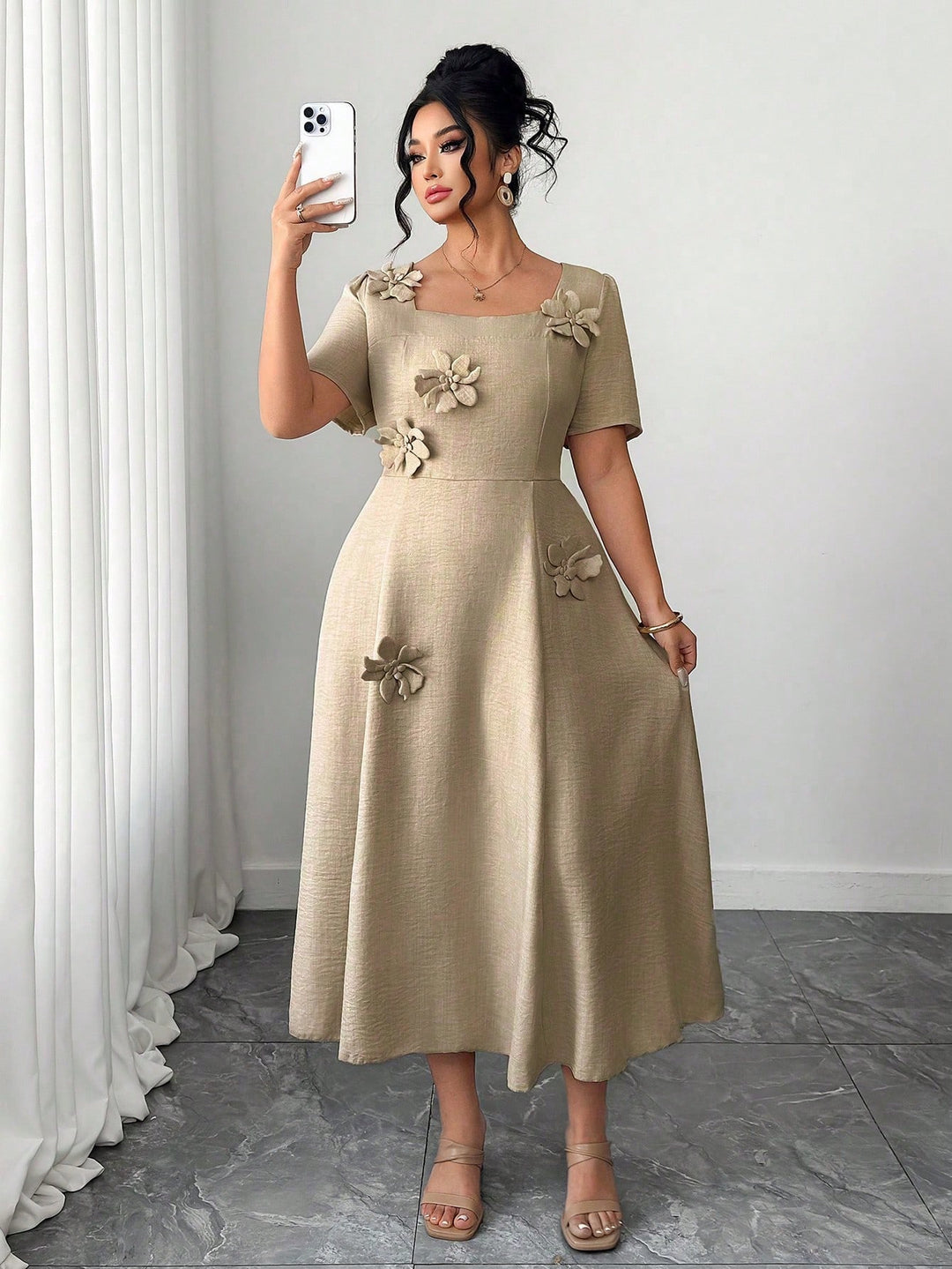 Rochie SHEIN, portocaliu