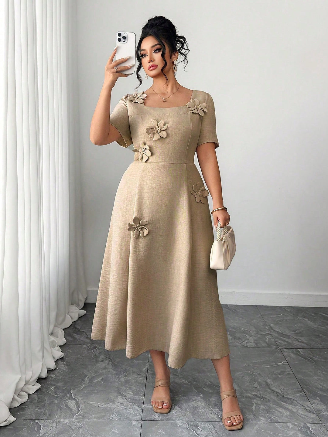 Rochie SHEIN, portocaliu