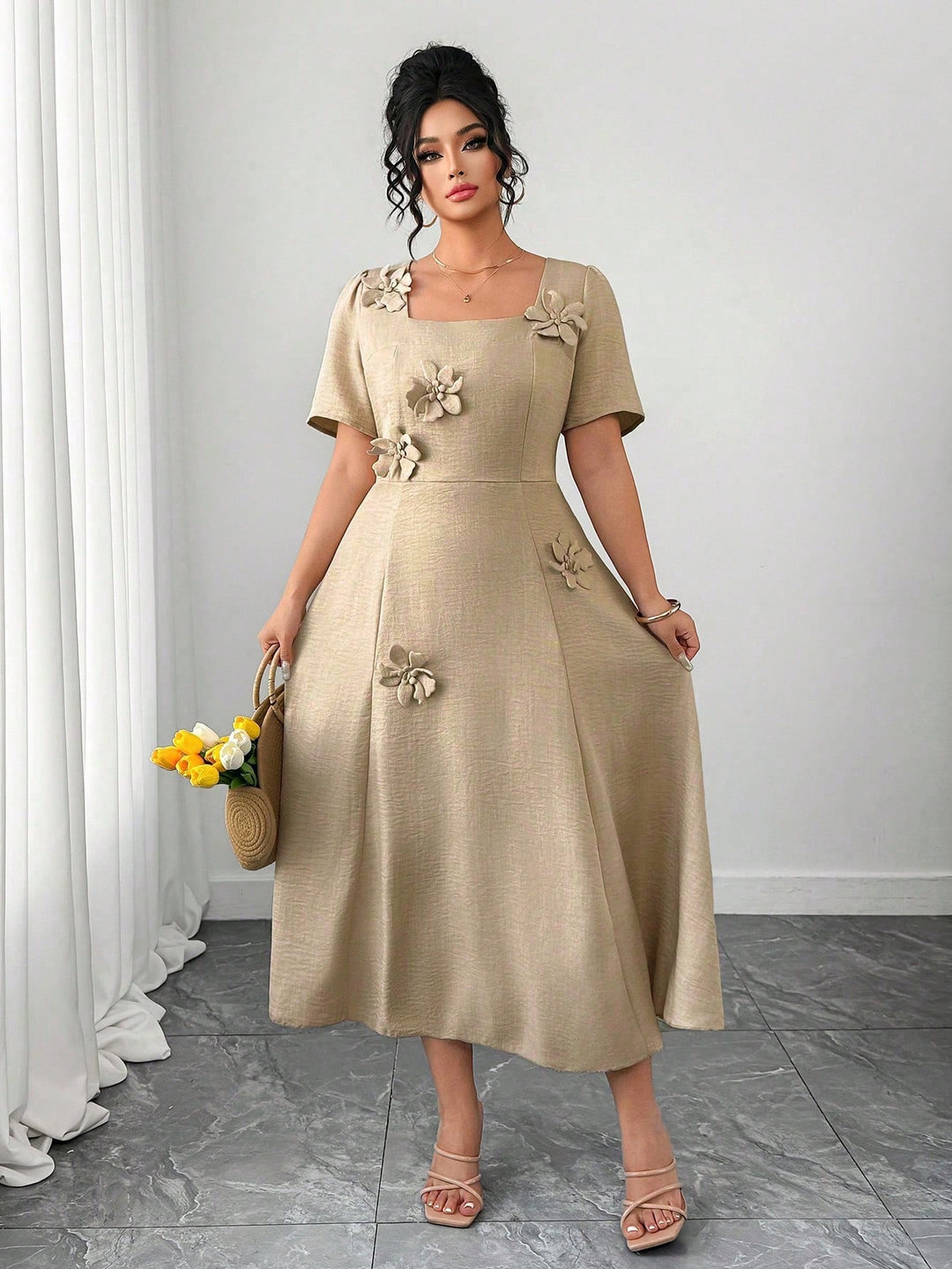 Rochie SHEIN, portocaliu