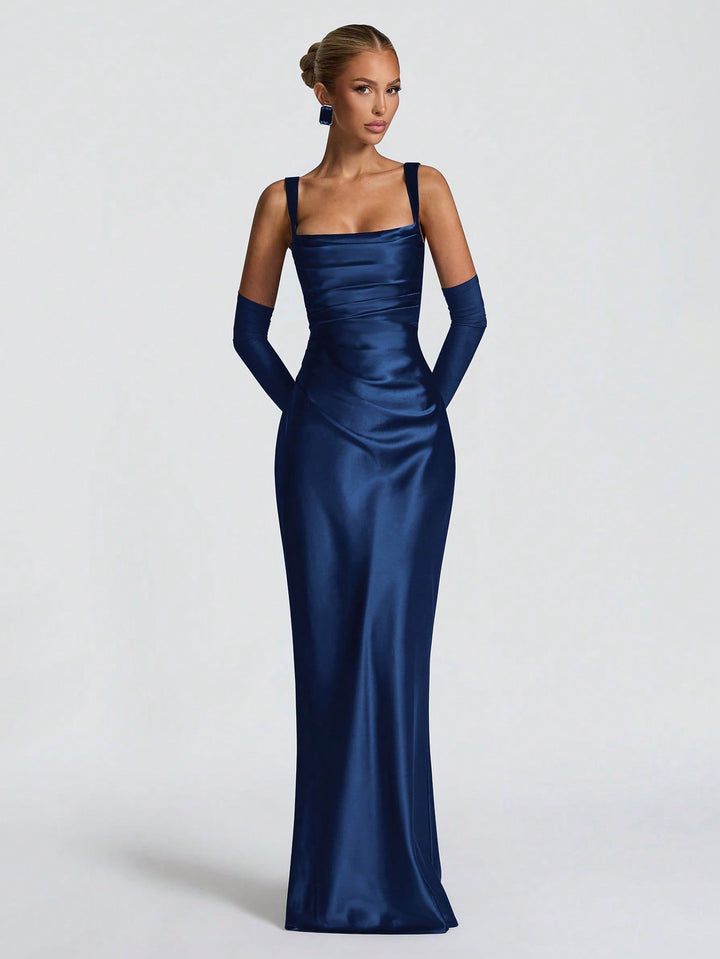 Rochie maxi SHEIN, albastru