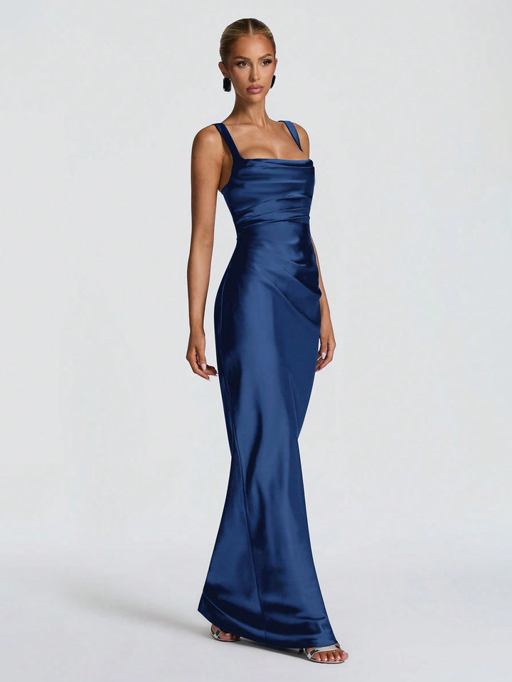Rochie maxi SHEIN, albastru