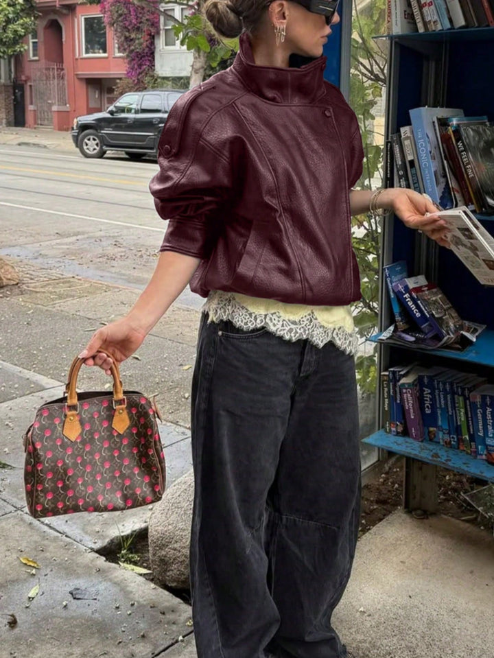 Jachetă SHEIN, vișiniu