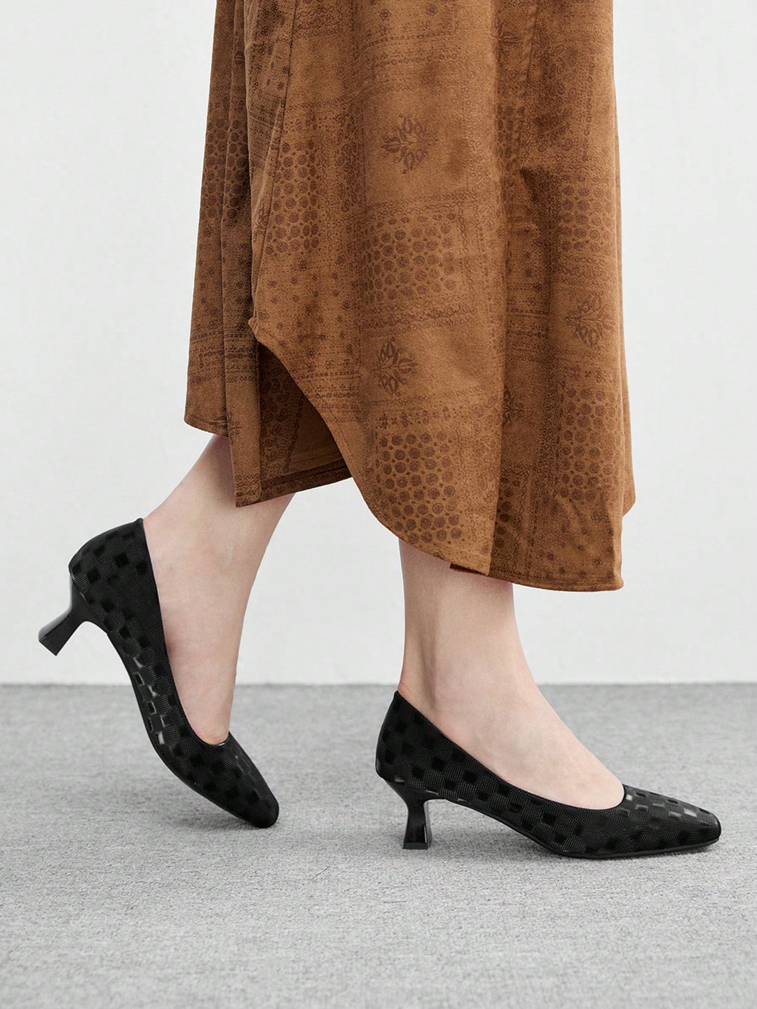Pantofi cu toc SHEIN, negru