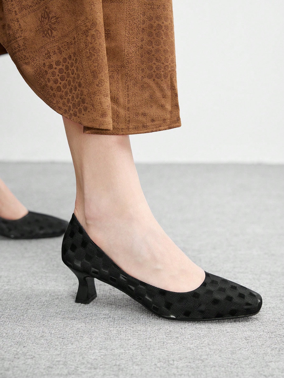 Pantofi cu toc SHEIN, negru