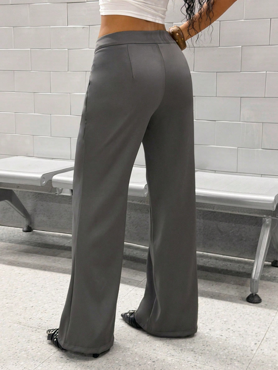 Pantaloni SHEIN, gri