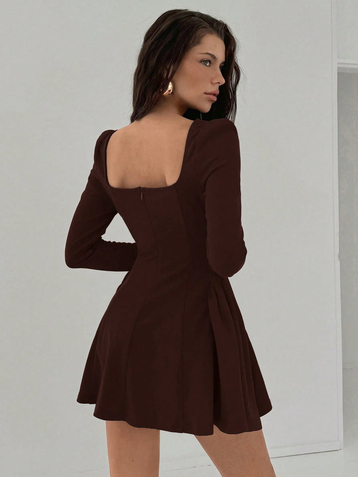 Rochie mini SHEIN, maro