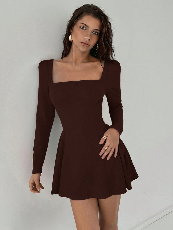 Rochie mini SHEIN, maro