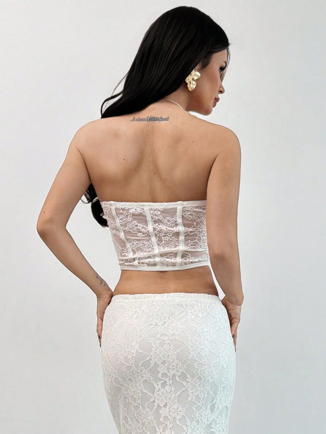 Top SHEIN, alb