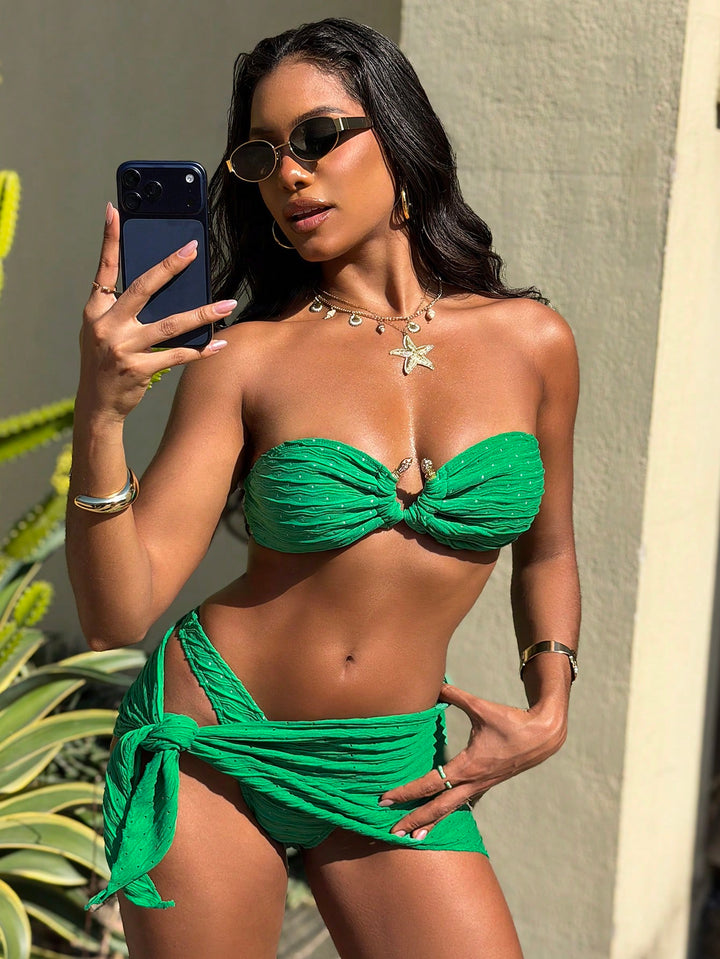 Set bikini SHEIN, verde