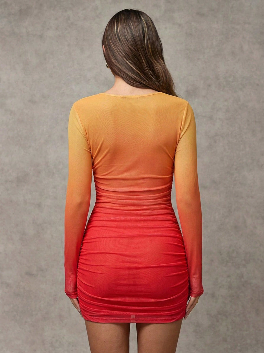 Rochie mini SHEIN, portocaliu