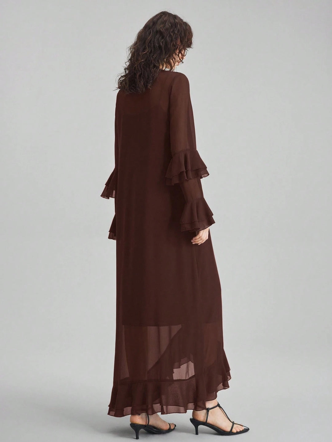Rochie maxi SHEIN, maro
