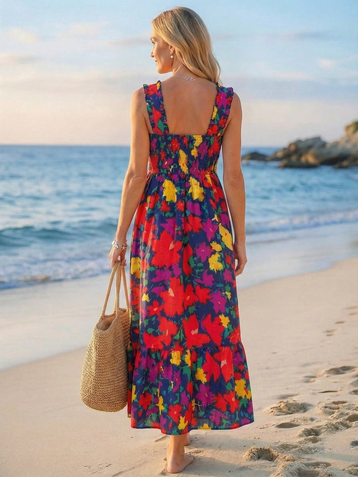 Rochie maxi SHEIN, mix culori