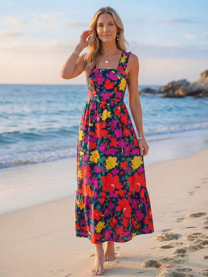 Rochie maxi SHEIN, mix culori
