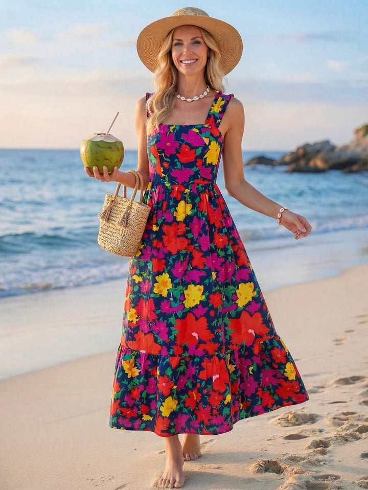 Rochie maxi SHEIN, mix culori