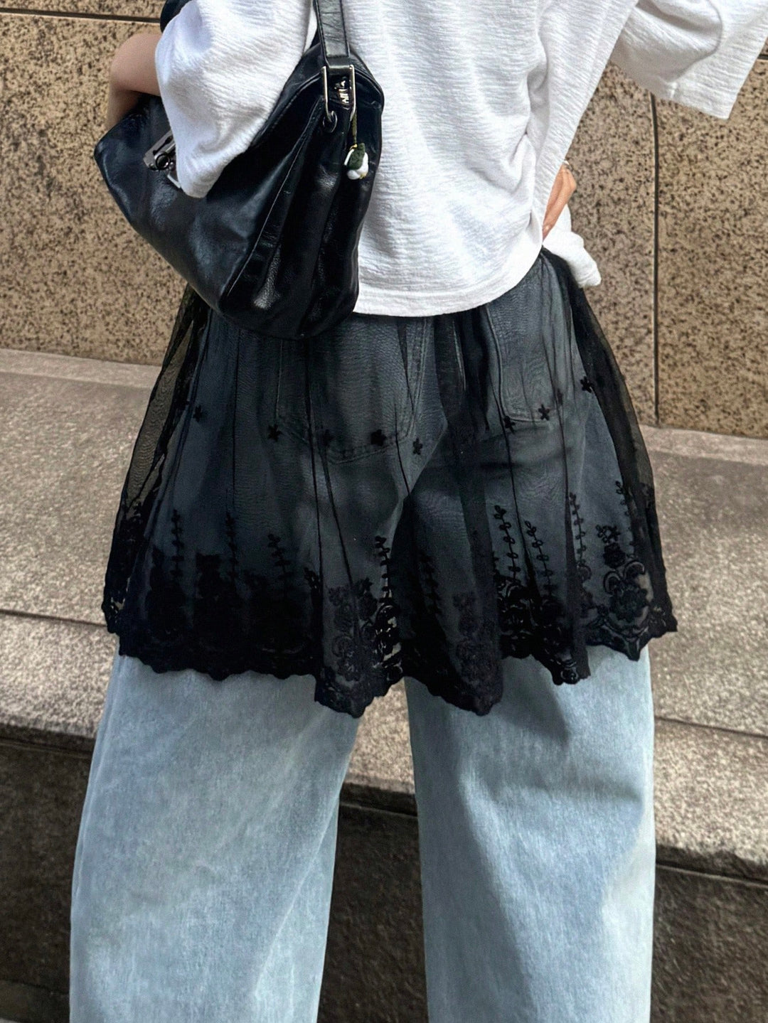 Fustă mini SHEIN, negru
