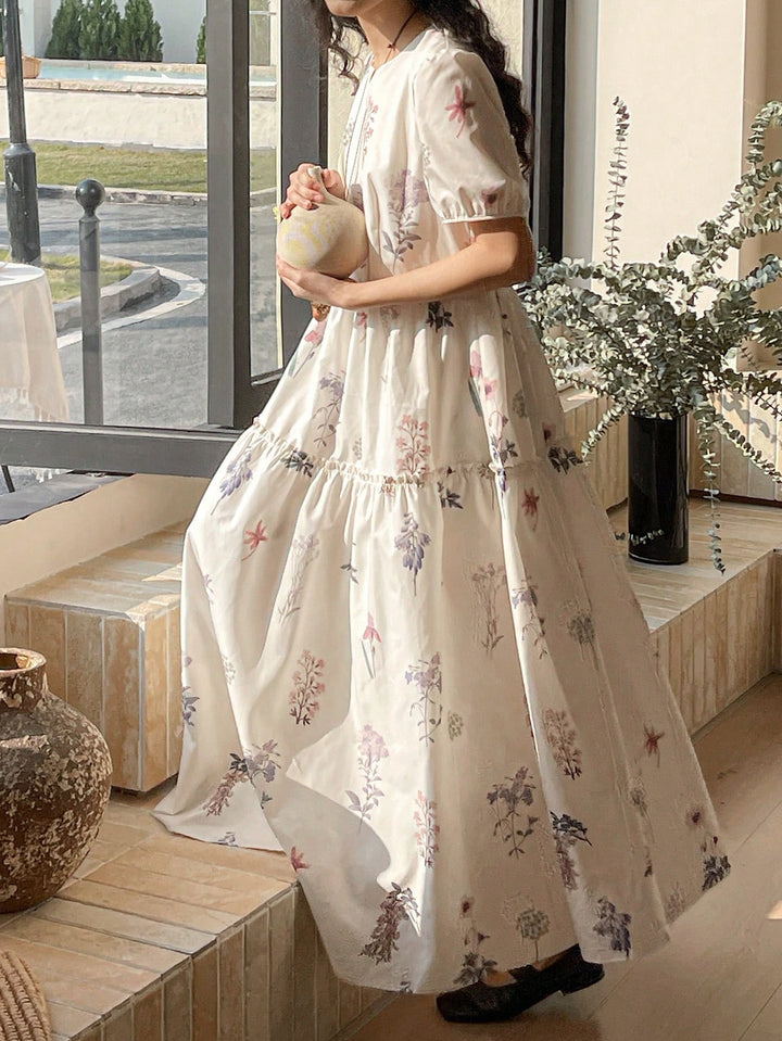 Rochie maxi SHEIN, mix culori