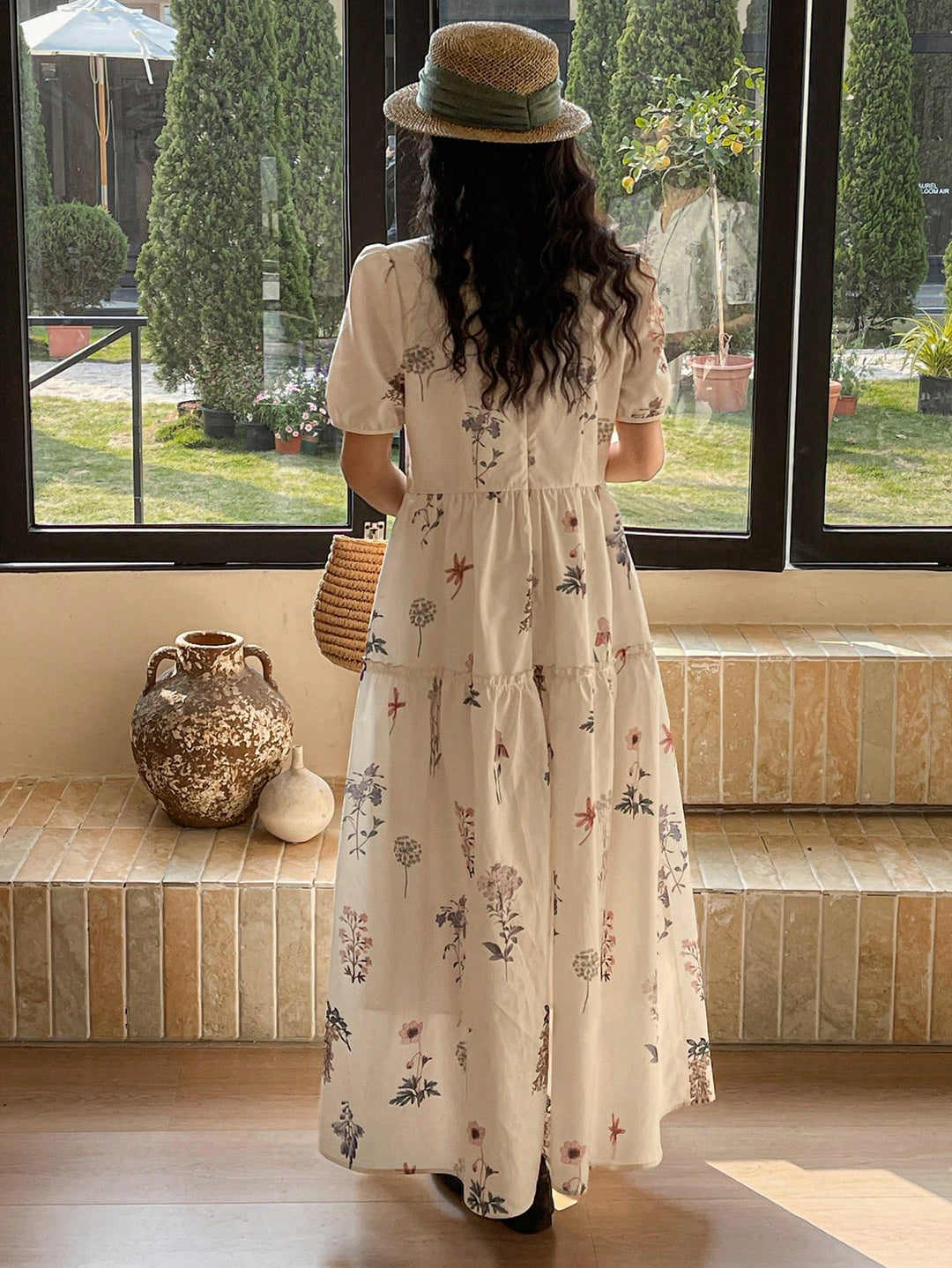 Rochie maxi SHEIN, mix culori