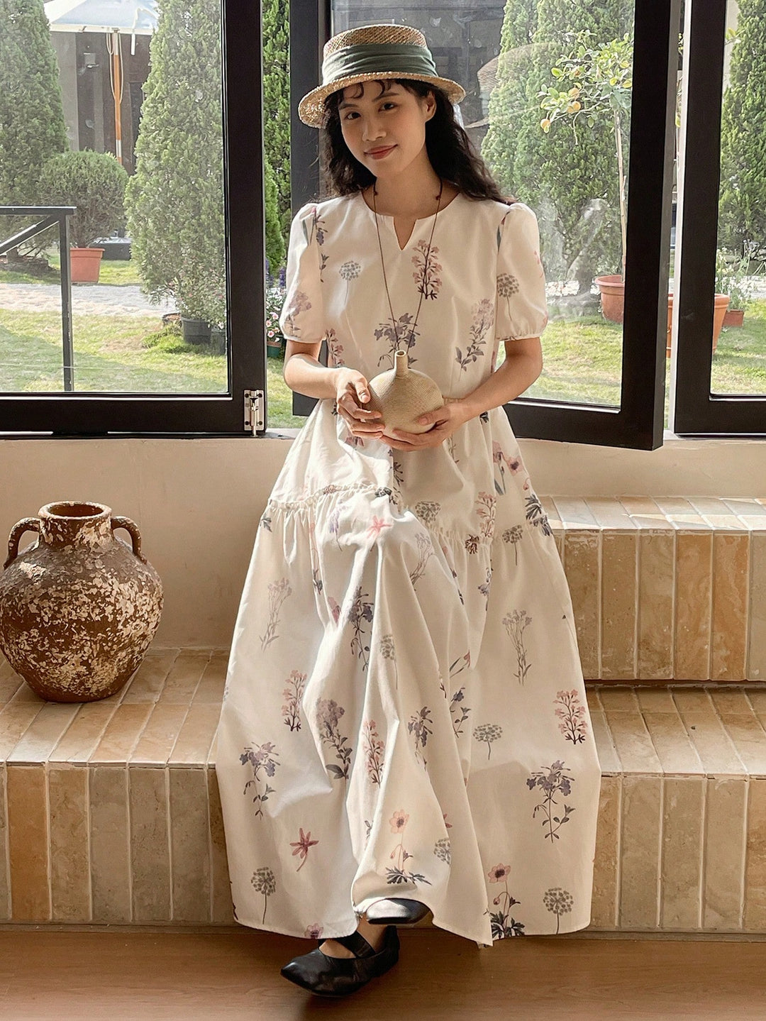 Rochie maxi SHEIN, mix culori