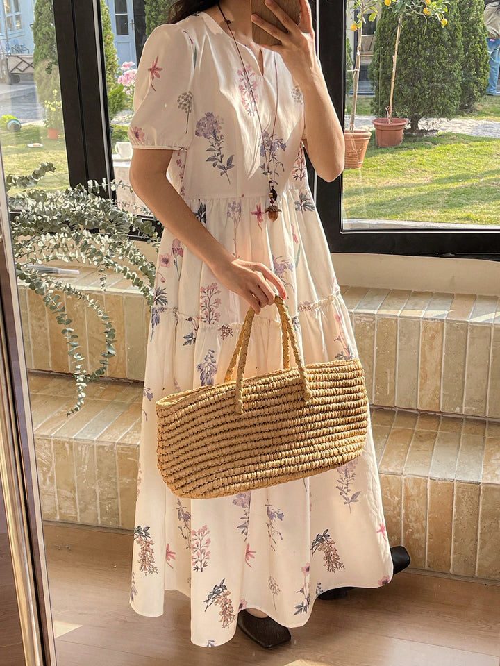 Rochie maxi SHEIN, mix culori