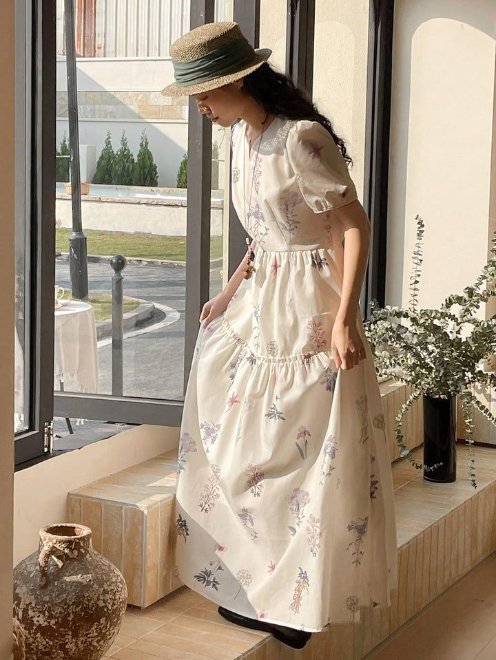 Rochie maxi SHEIN, mix culori