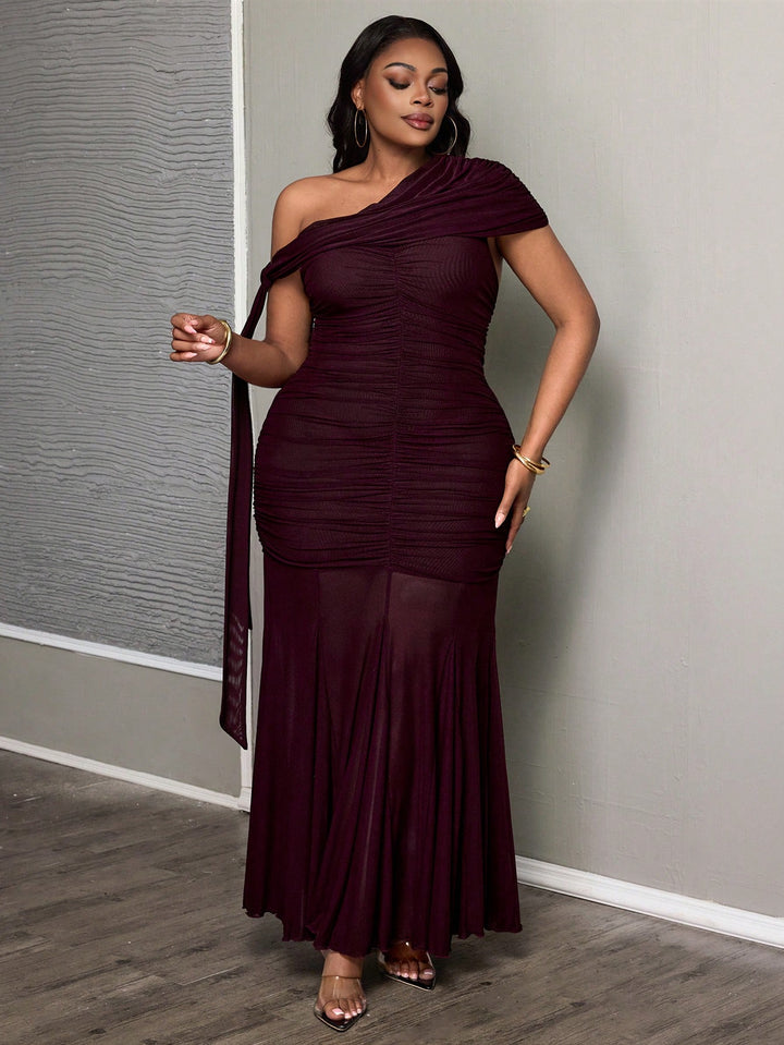Rochie SHEIN, maro