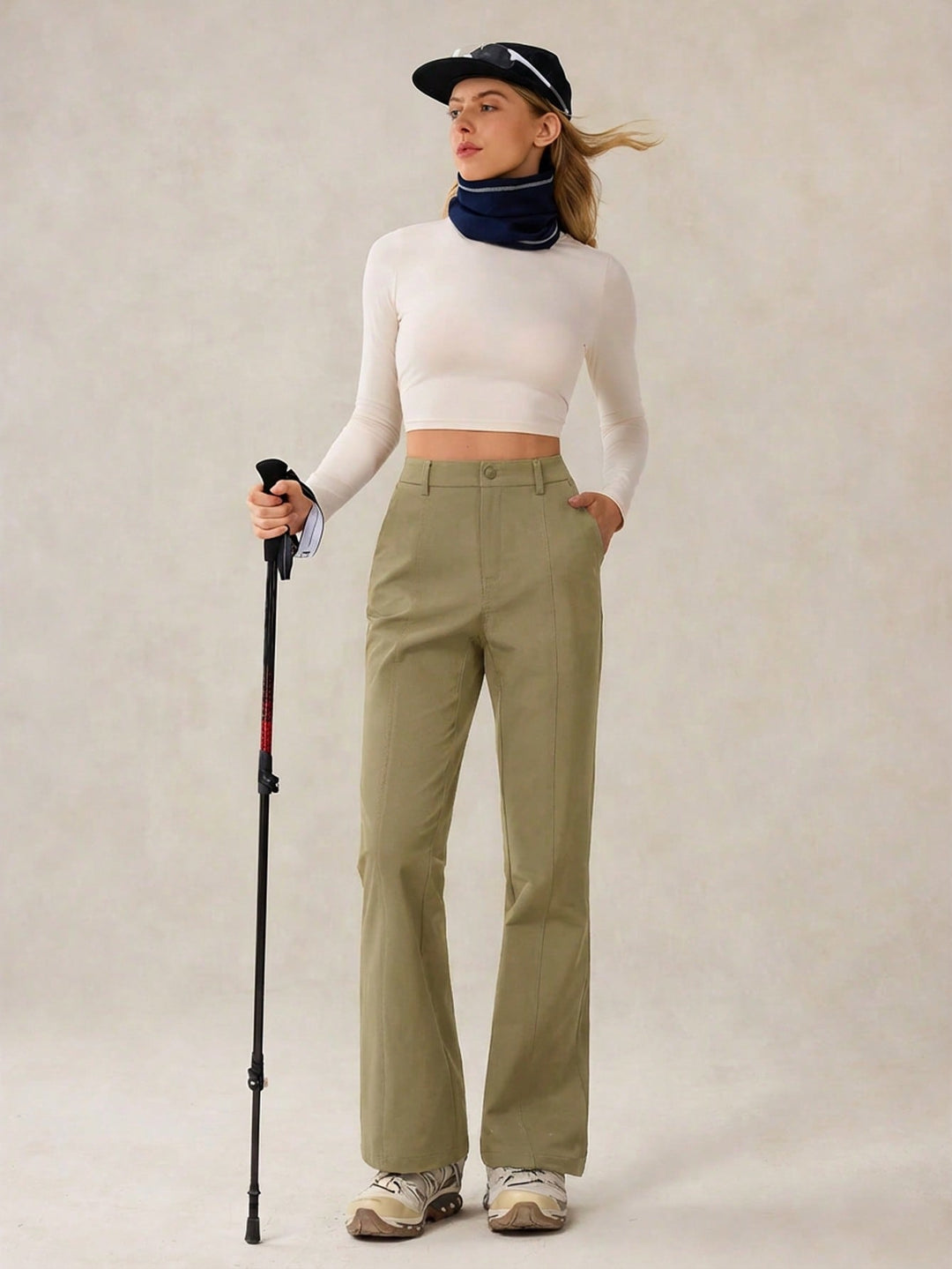 Pantaloni SHEIN, kaki
