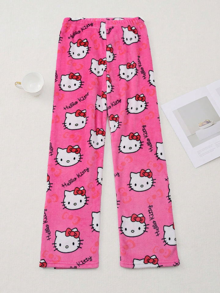 Pantaloni de pijama SHEIN, roz